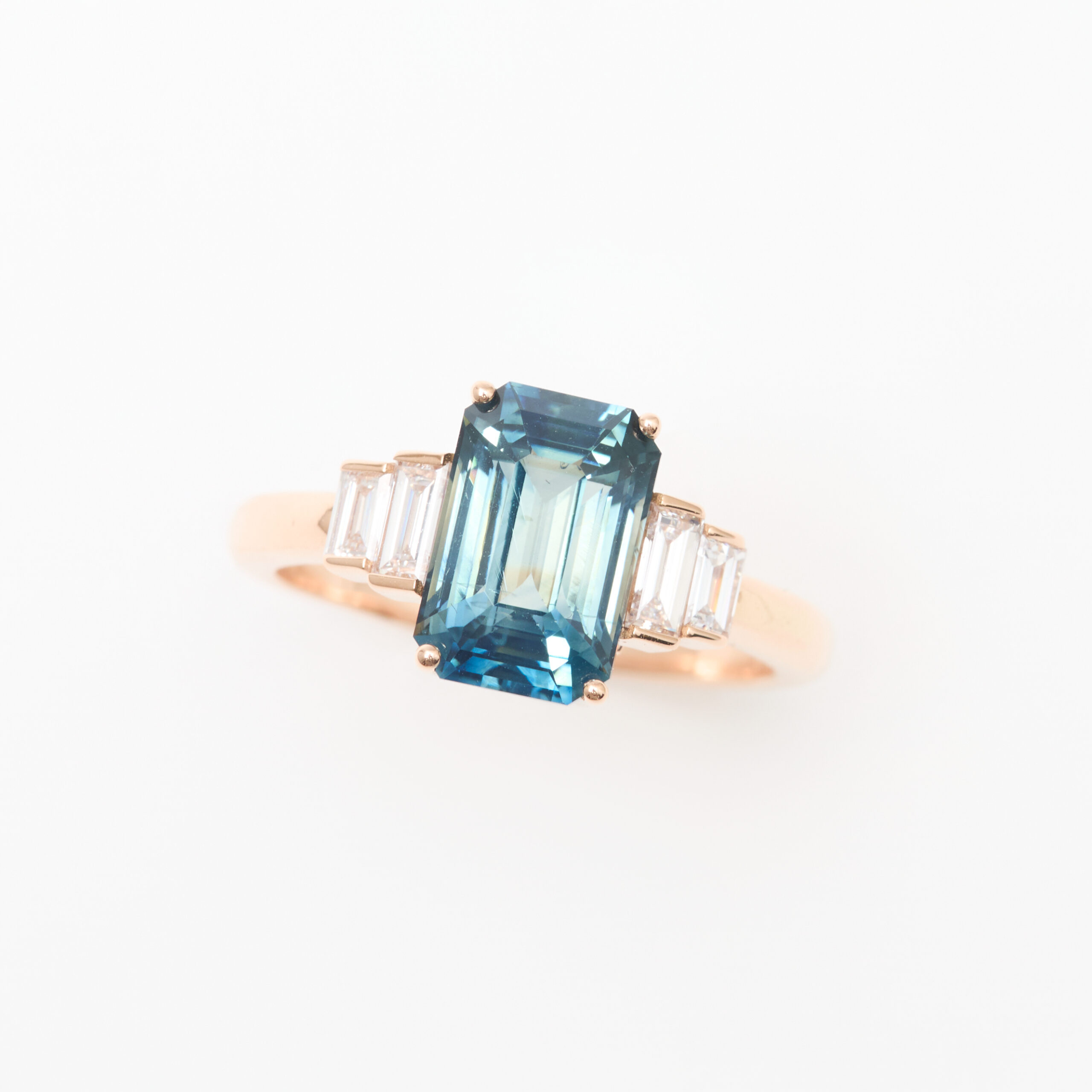 Bague Saphir Teal