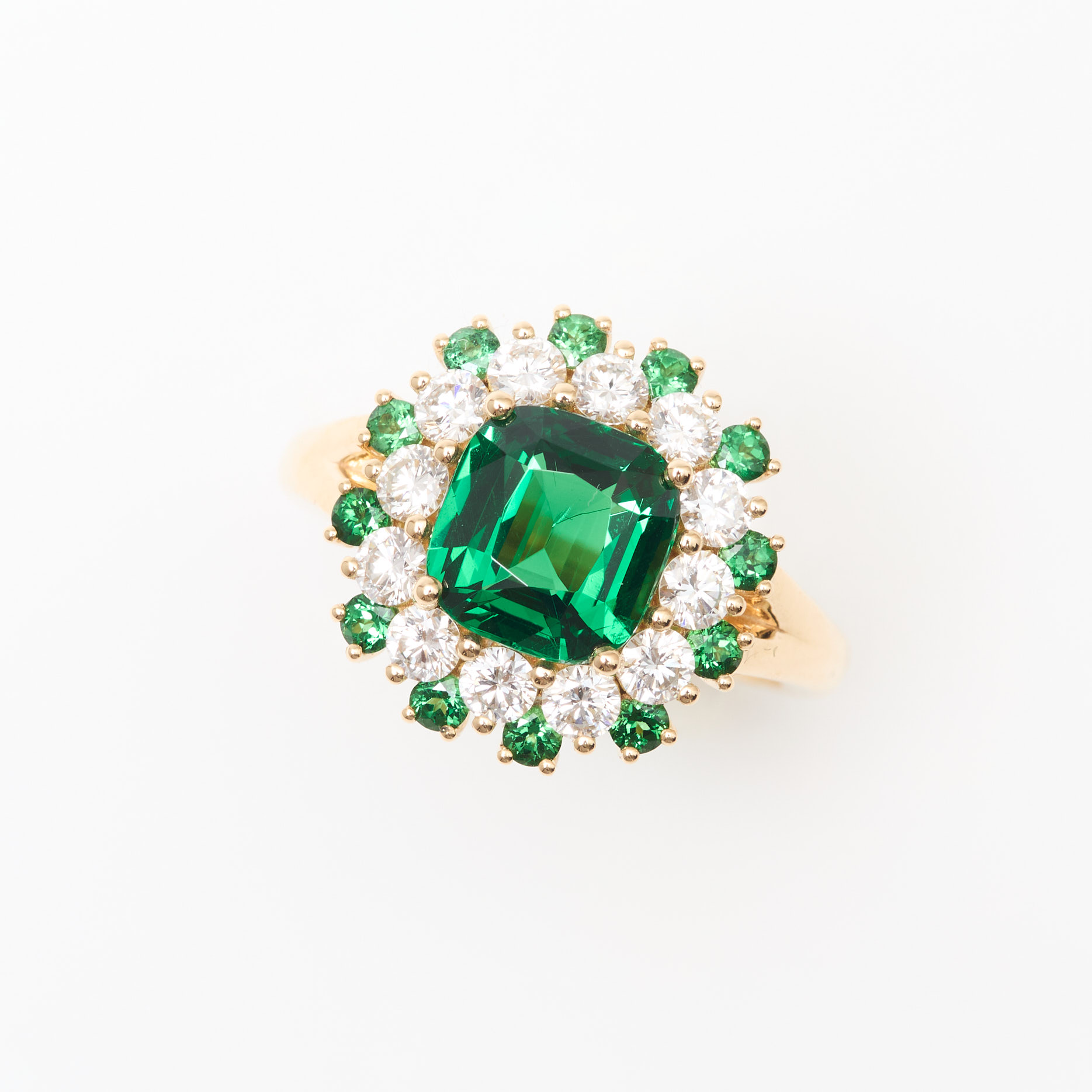 bague colombo tsavorite