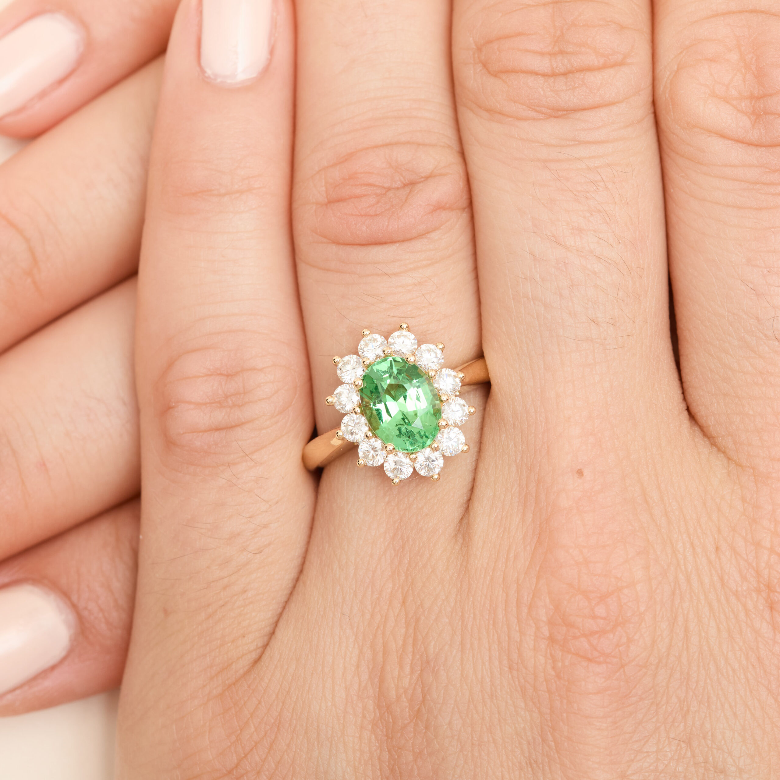 bague tsavorite