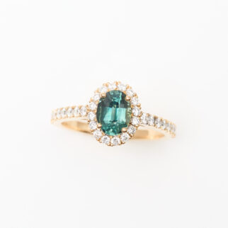 bague saphir teal