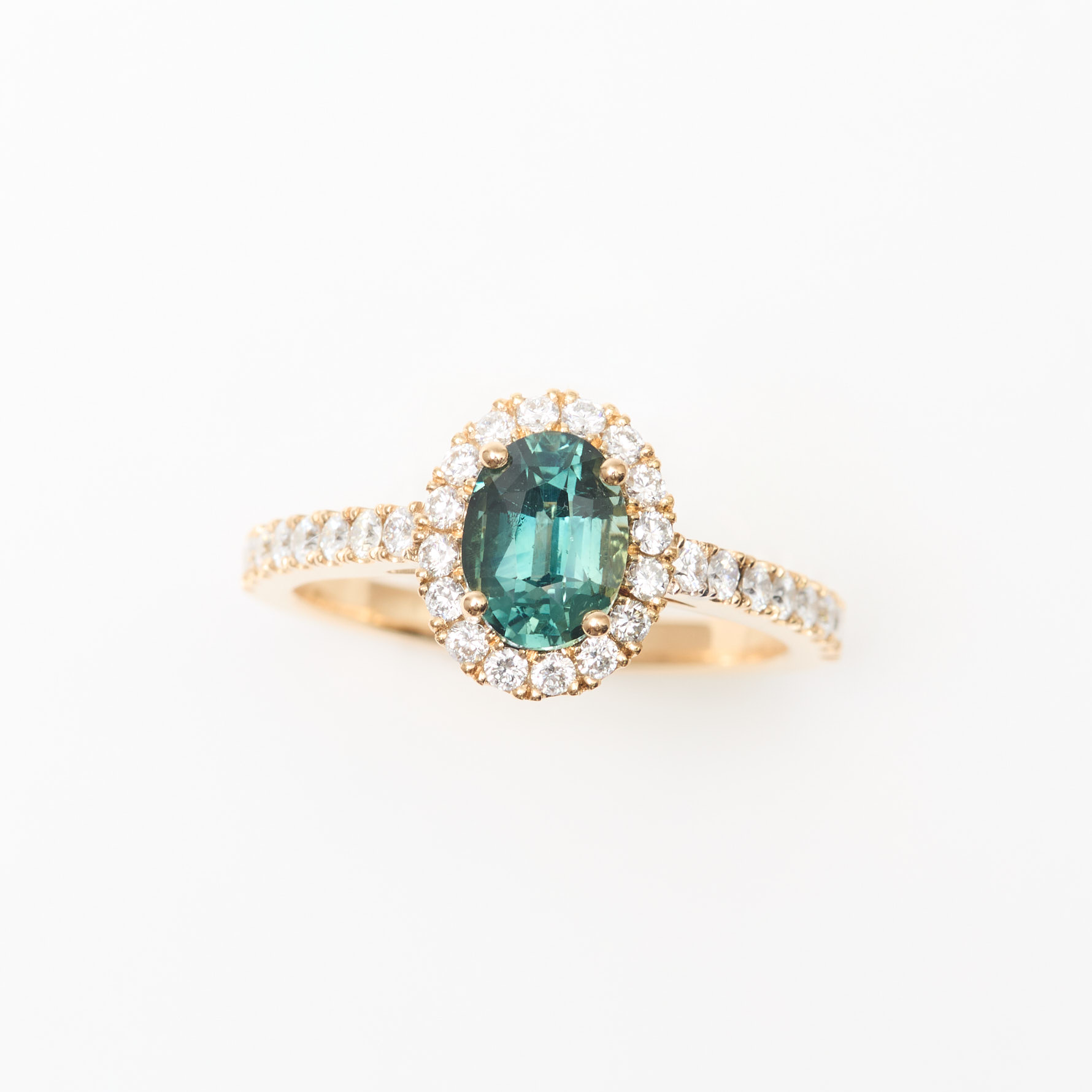 bague saphir teal