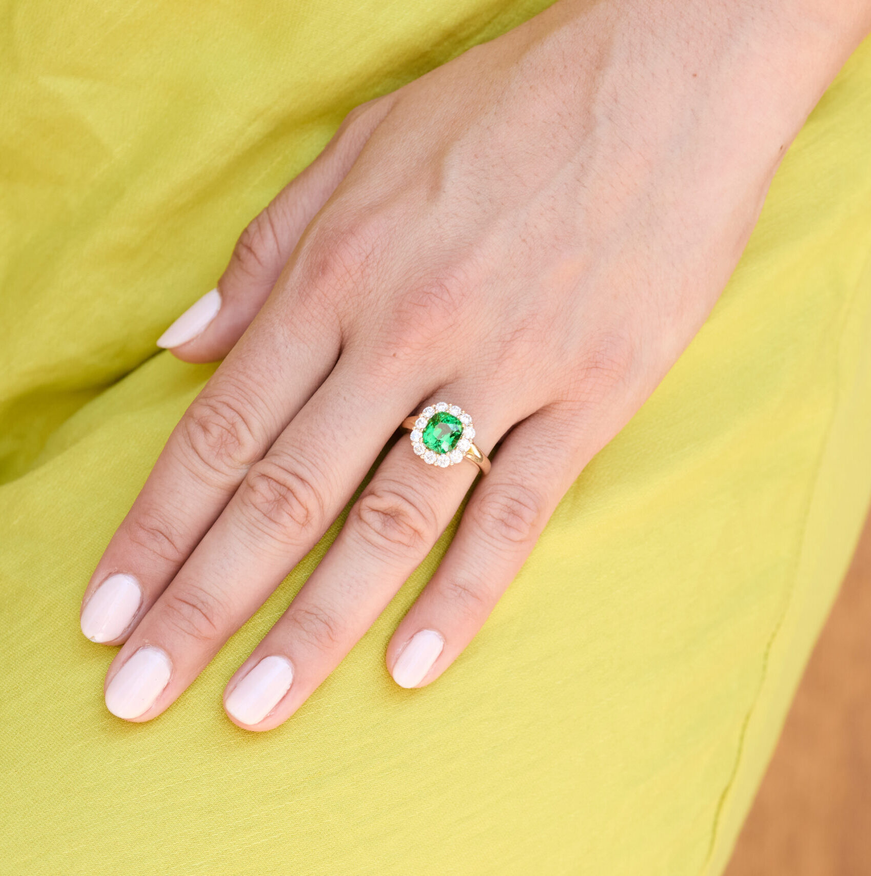 Bague Tsavorite