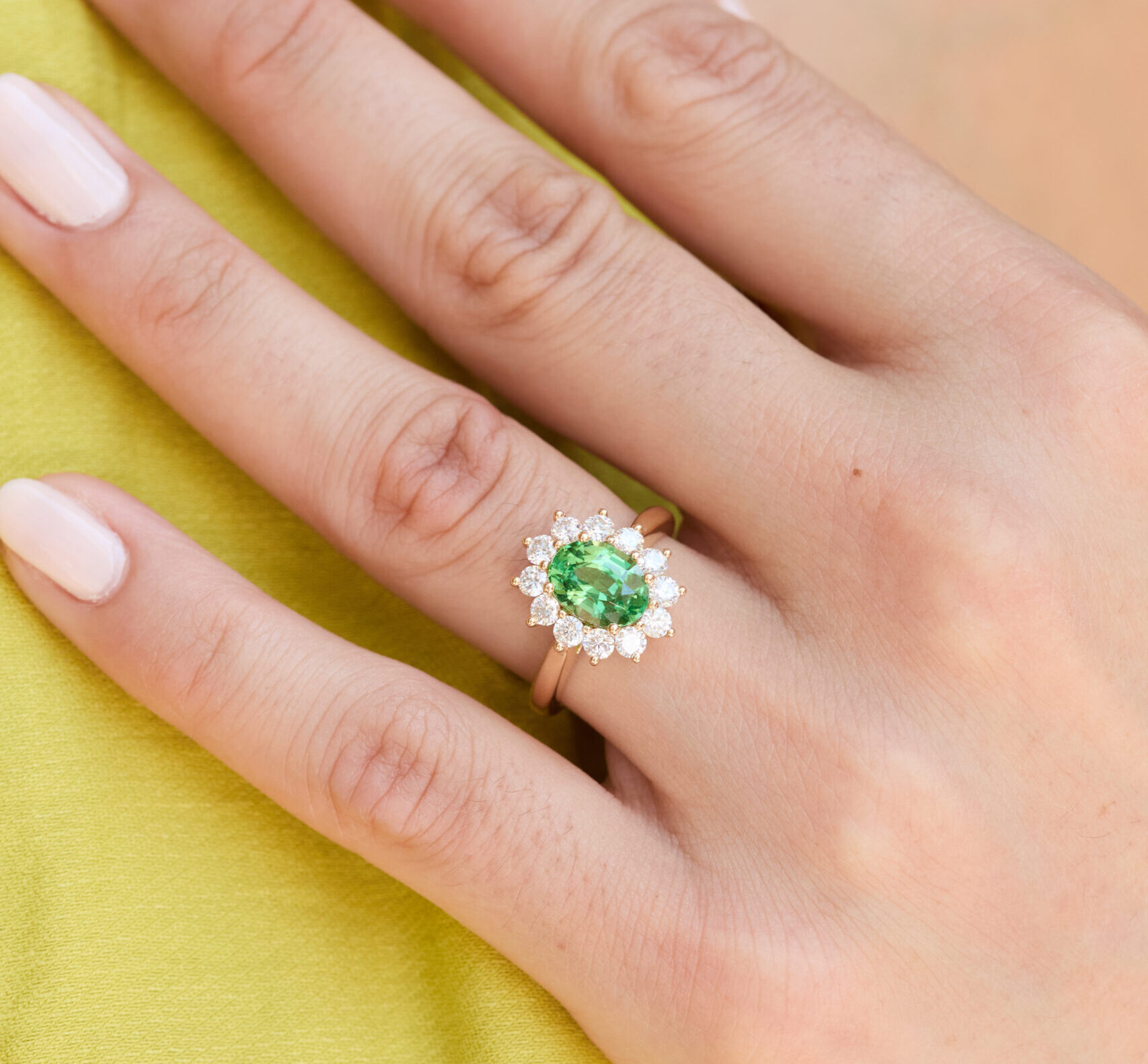 Bague Tsavorite