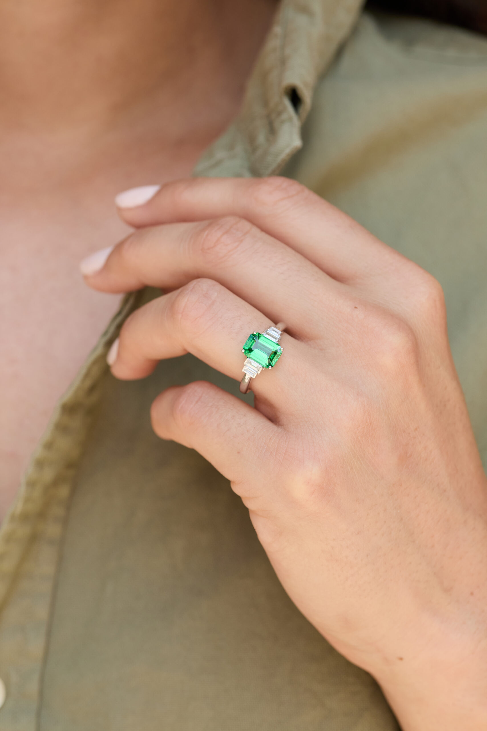 Bague Tsavorite