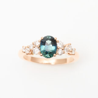 Bague Saphir Teal