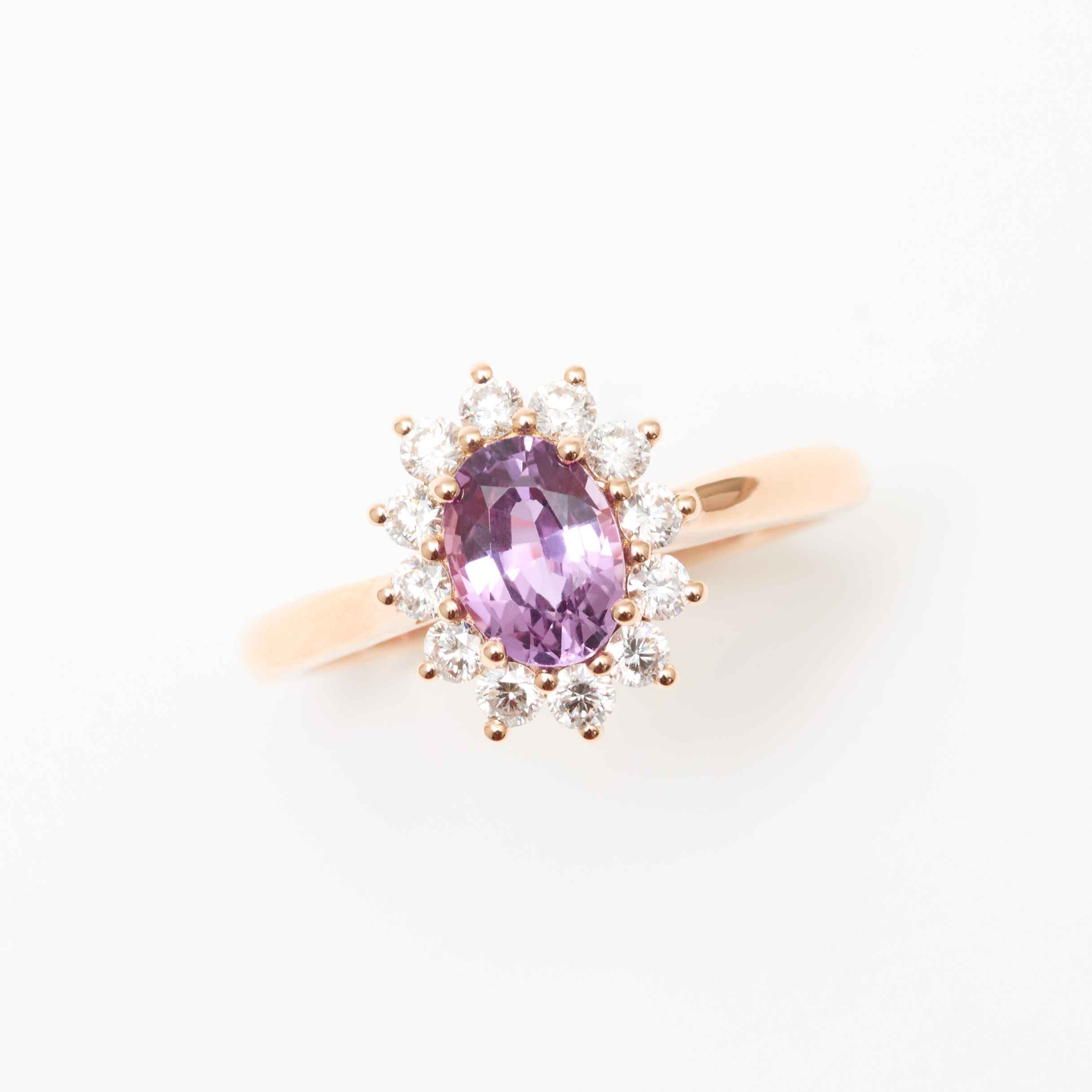 Bague Saphir rose
