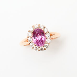 Bague Saphir Rose