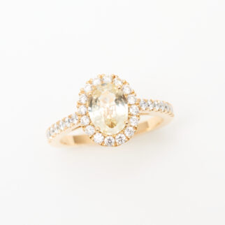 Bague Saphir Jaune