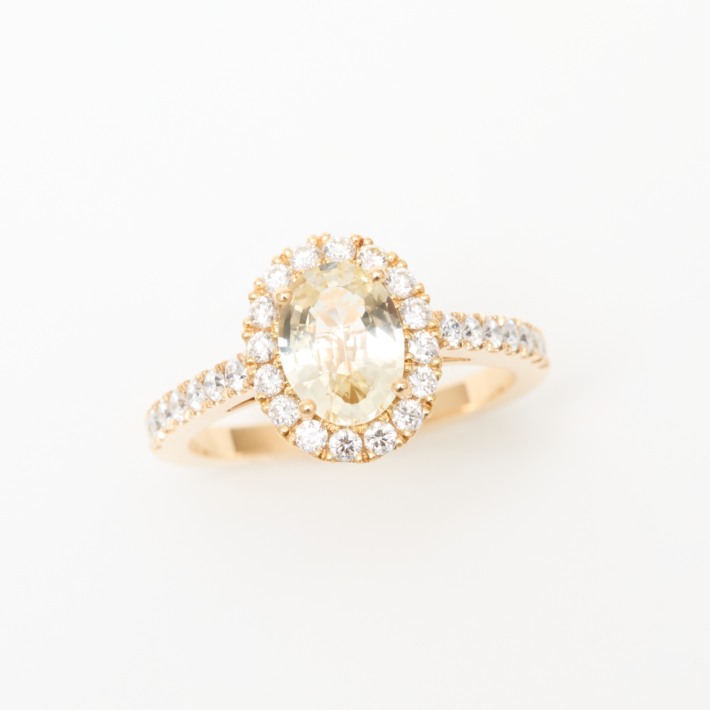 Bague Saphir Jaune