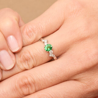 Bague Tsavorite
