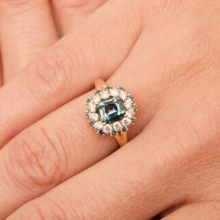 Bague Colombo - Saphir Teal 1.34 carats