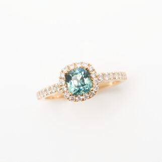 Bague Saphir Teal