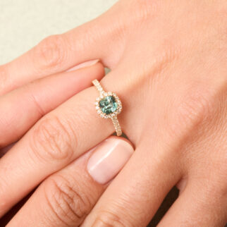 Bague Saphir Teal