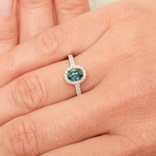 Bague Saphir Teal