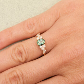 Bague Saphir Teal