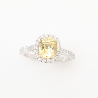Bague Saphir Jaune