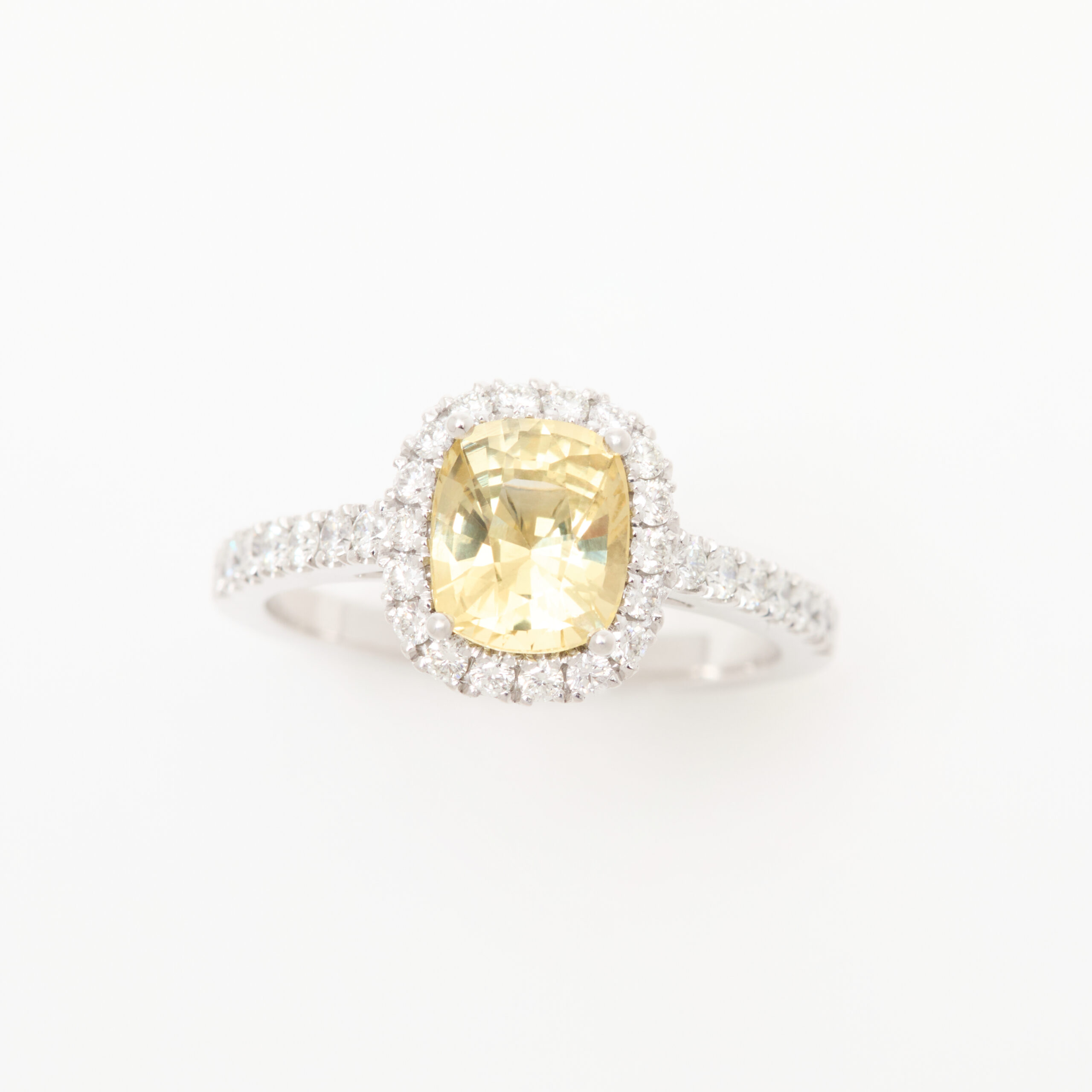 Bague Saphir Jaune