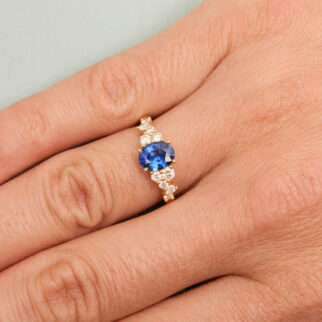 Bague Horana - Saphir Vivid Blue 1.16 carats