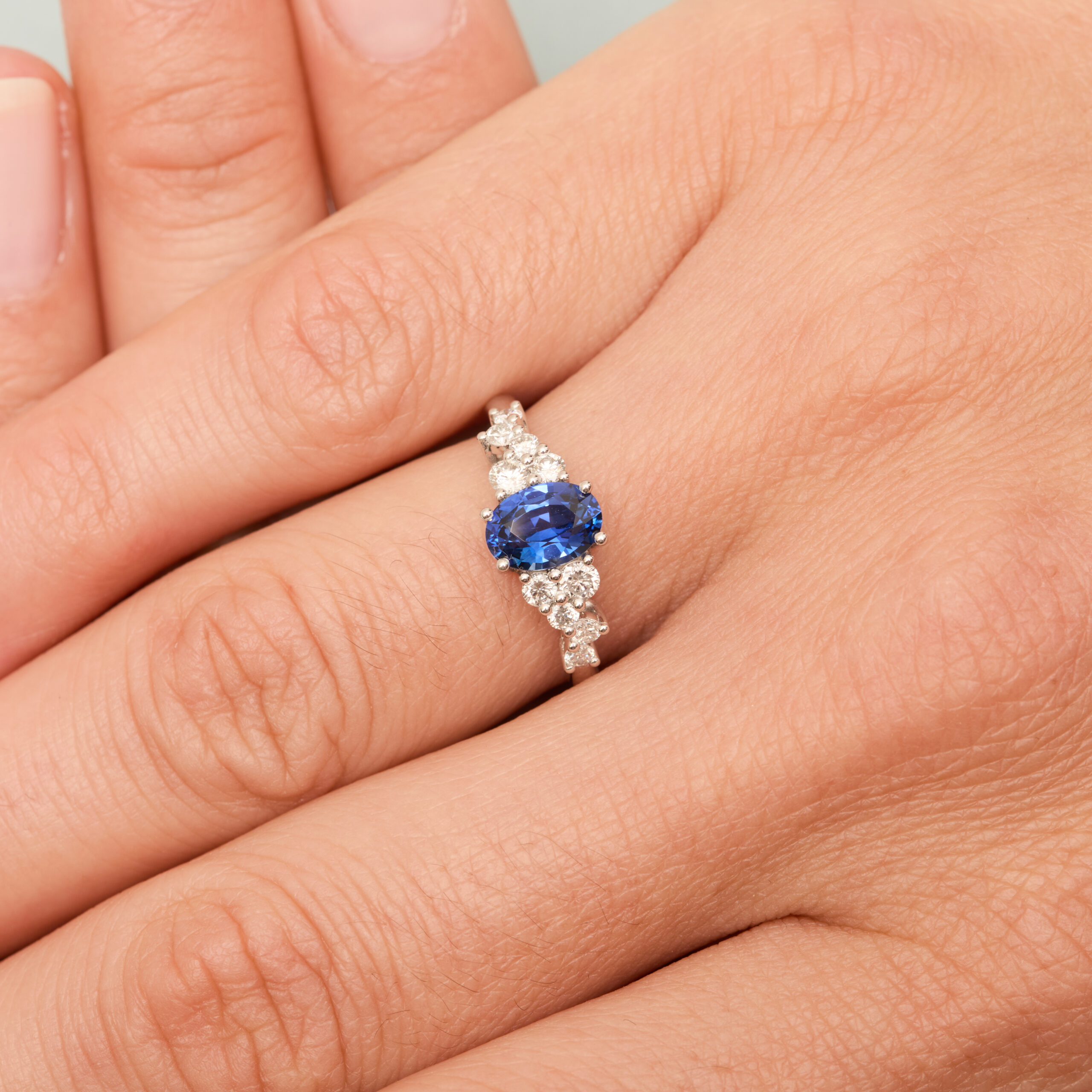 Bague Saphir Bleu