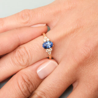 Bague Saphir Bleu