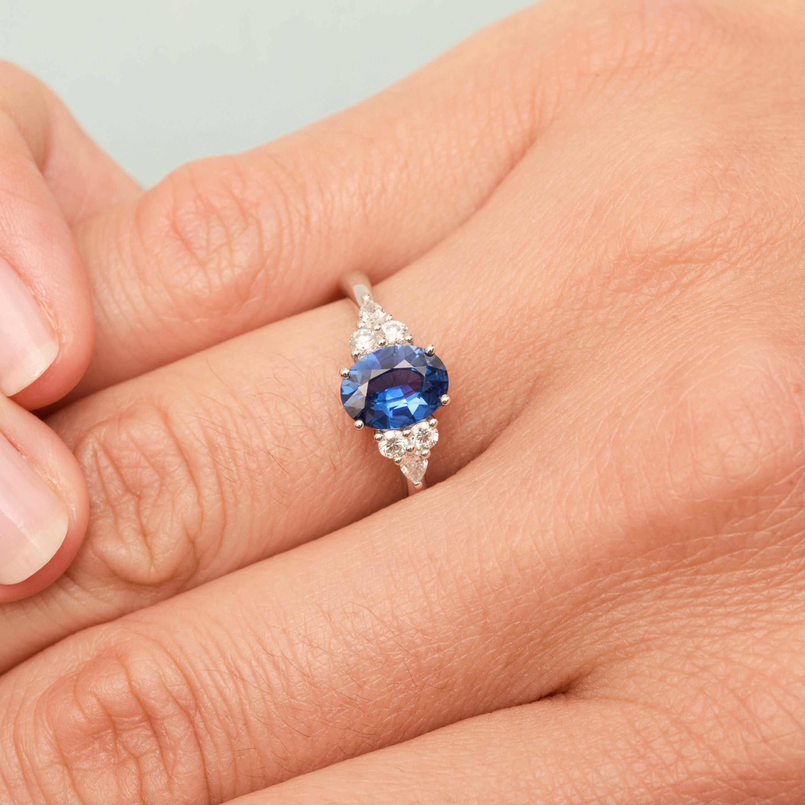 Bague Saphir Bleu
