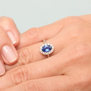 Bague Saphir Bleu