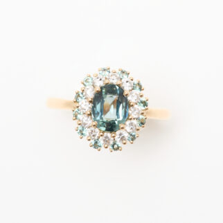 Bague Saphir Teal