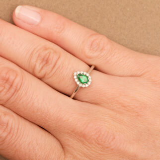 Bague Tsavorite